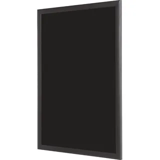 Bi-Office Kreidetafel 120 x 90 cm Holzrahmen Schwarz