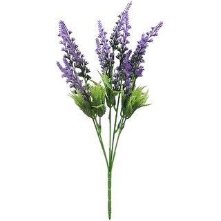 CVPDI 8 Bündel künstliche Lavendel-Stiele, künstliche Lavendelzweige Lavendel-Seidenblumen für Hochzeit, Tafelaufsatz, Zuhause, Büro, Küche, Gartendekoration