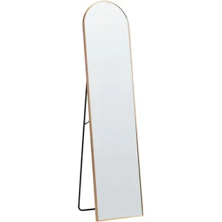 Beliani Standspiegel 36 x 150 cm Gold
