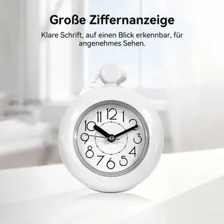 Badezimmeruhr, Duschuhr, Kleine Wasserdichte Badezimmeruhr, Duschtimer, Wecker, Digitaluhr, Wanduhr Für Bad Und Küche (weiß)
