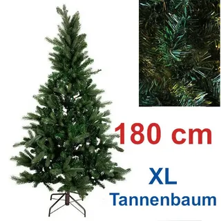 Künstlicher Weihnachtsbaum Tannenbaum Christbaum XL PVC 180cm Tanne mit Ständer
