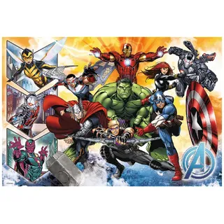 MARVEL Puzzle Avengers Puzzle Perfektes Geschenk für Superhelden-Fans, Puzzleteile