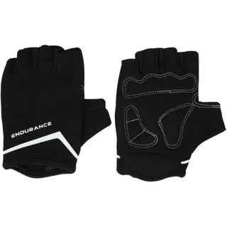 Endurance Kinley Laufhandschuhe Schwarz/Weiß XL