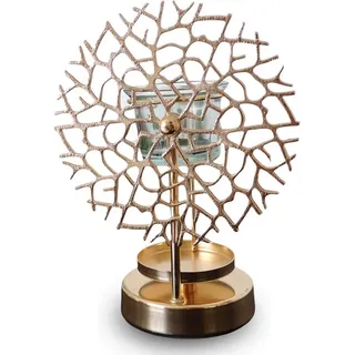 zen' Light Duftlampe Zen'arôme Duftlampe Koralle Duftwachs-Brenner Diffuser für Öle 18 cm goldfarben