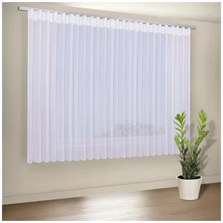 Gerster Gardine Gerster Store mit Wellenband, Effekt-Voile B =, transparent