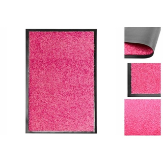 Fußmatte Fußmatte Waschbar Rosa 40x60 cm, vidaXL, Rechteck, Höhe: 0 mm rosa