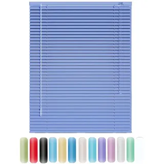 Jalousie Aluminium 25cm 45cm 50cm 70cm 90cm 100cm 120cm 160cm Breit, Alu-Jalousetten, Sichtschutz, Jalousette Horizontale tür Fenster Innen Außen Küche Haushalt(Purple)