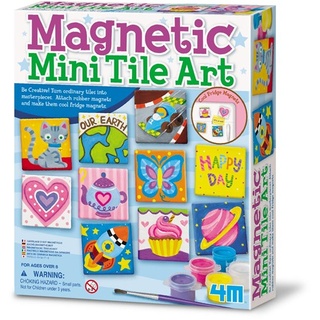 Magnetic mini tile art