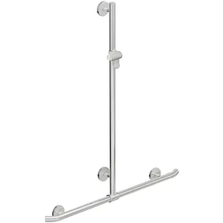 Hewi Warm Touch Duschhandlauf 950.35.45051 signalweiß, 1250 x 812 mm, mit verschiebbarer Brausestange