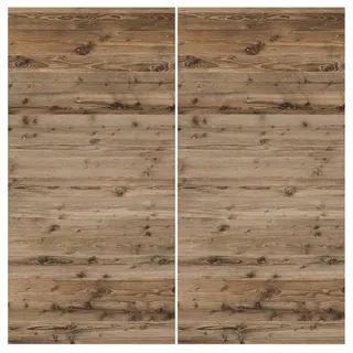 winwall Duschrückwand Duschrückwände ALU-Verbundplatte Dekor: Altholz Planken, (2-tlg), Wandverkleidung aus Alu braun 100 cm x 205 cm