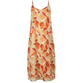 Trendyol Sommerkleid (1-tlg) Plain/ohne Details orange|rot|weiß 34