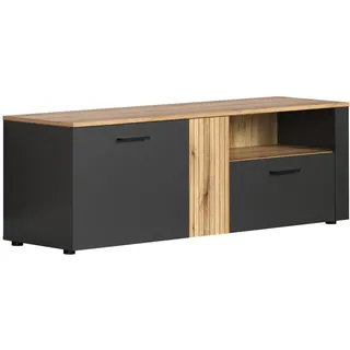 VCM Esteban TV-Lowboard 150 x 50 x 42 cm Grau Holz/Melamin
