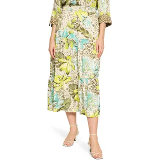 Betty Barclay Maxirock Damen Floral Beige/Gelb 38