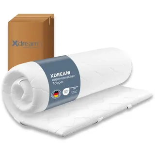 XDream Pure Topper ergonomisch 140 x 200 cm weiß