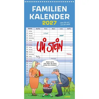 Lappan Verlag Familienkalender 2027 Weiß