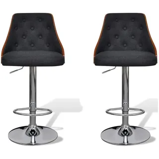 vidaXL Barhocker 2 Stk. 241056  grau