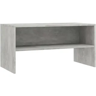 vidaXL TV Schrank Lowboard Couchtisch Fernsehschrank Fernsehtisch Sofatisch TV Tisch Möbel Board Sideboard Betongrau 80x40x40cm Holzwerkstoff