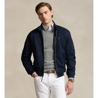 Polo Ralph Lauren für Herren. 710923261002 Bedford-Jacke aus marineblauem Twill (M), Lässig, Baumwolle, Langarm