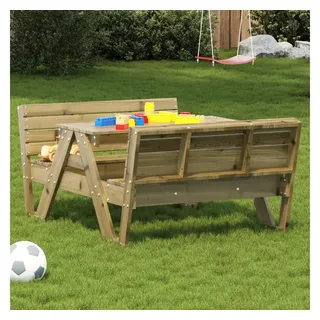 vidaXL Picknicktisch für Kinder 88x122x58 cm Imprägniertes Kiefernholz