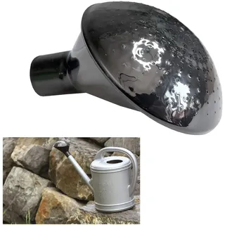 Ersatzbrause für Gießkanne, Sieb 5, 8, 10 und 14 Liter, Sprinklerkopf, Schwarz Kunststoff, Garten- und Blumenbeet-Gießkannen