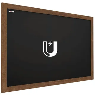 ALLboards magnetische Kreidetafel 120x90 cm, Holzrahmen 120x90cm, - Schwarz,