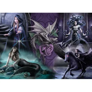 Bluebird Puzzle Puzzle Anne Stokes - Gothic Dreams, Puzzleteile
