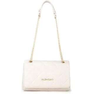 Umhängetasche VALENTINO BAGS "OCARINA" Gr. B/H/T: 25,5 cm x 17 cm x 9 cm, beige (ecru) Damen Taschen Handtaschen mit goldfarbenen Details