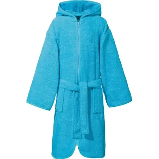 Erwin Müller Kinderbademantel Kinder-Kapuzenbademantel, Rückenlänge: 90 cm, Frottier, mit Kapuze, V03, Walk-Frottier Uni grün Rückenlänge: 90 cm | 158/164