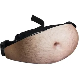 VOBOR Bierbauch Bauchtasche,Papa Tasche, Lustige Bauchtasche, Herren Lustige Bauch Hüfttaschen, Multifunktionale Gürteltasche mit Verstellbaren Gürtel für Outdoor Reise Wandern