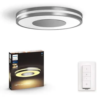 Philips 32610/48/P6 - LED-Dimmleuchte Hue BEING LED/27W/230V + Fernbedienung - Mattes Chrom