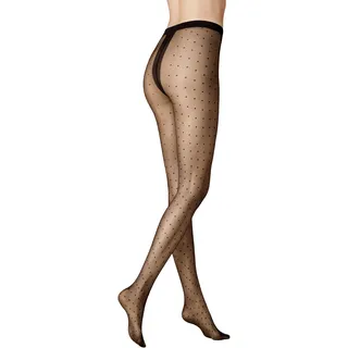 Kunert Raffinesse Dots Strumpfhose 1 Paar Schwarz 42-44