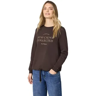 Street One Damen 3017558 Sweatshirt mit Artwork (1er Pack) - 34