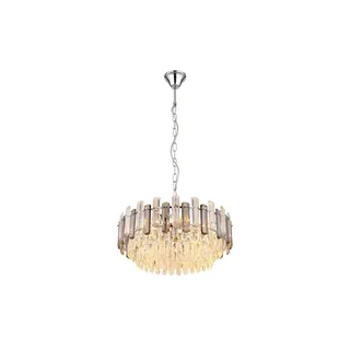 GLOBO Lighting Luster ¦ silber ¦ Maße cm) H: 132 Ø: 59.0