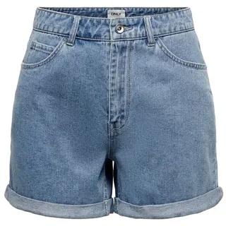 Only Jeansshorts ONLVega (1-tlg) Plain/ohne Details blau S