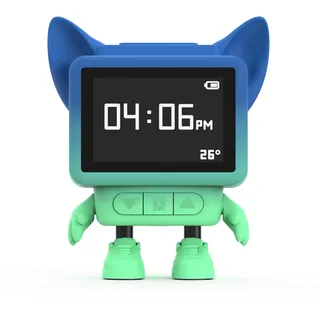 Mob Wecker und Lautsprecher, Bluetooth, für Kinder, Tanz in Musik, LCD-Display, emotional & beruhigender weißer Geräuschpegel