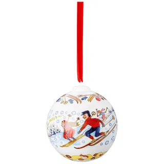 Hutschenreuther Porzellan Weihnachtskugel Kugel 2018 mit Originalverpackung