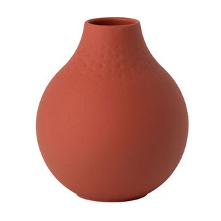V&B Manufacture Collier terre kleine Vase Perle 12 cm