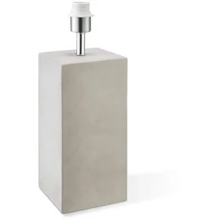 Home Sweet Home Industrielle Tischlampenfußsäule für Lampenschirm | Leuchte | 11/11/43cm | Beton | Tischlampensockel aus Beton | E27 | für Lampenschirm | Leuchte max.35cm