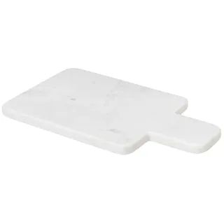 Broste Copenhagen Adam Schneidebrett Marmor 1 Stück 30 x 17 cm Weiß