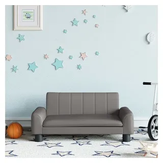 vidaXL Kindersofa vidaXL 70 x 45 x 30 cm Kiefer grau