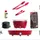 Holzkohlegrill XL Starter-Set Feuerrot