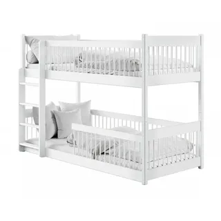 Kids Collective Etagenbett 90 x 200 cm Kiefer massiv weiß