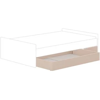 Paidi Bettkasten Little Flo, beige Holzwerkstoff, 150x20x95.2 cm, Blauer Engel, Goldenes M, Zubehör