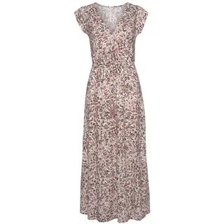 vivance by lascana Maxikleid Floral Weiß/Rosa 44