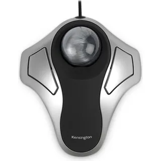 Kensington Orbit Optical Trackball - Trackball - rechts- und linkshändig - optisch - 2 Tasten - kabelgebunden - USB - Silber - Silber