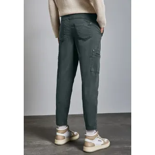 STREET ONE Damen A378679 Cargo Hose, Marshy Green, / 28L EU