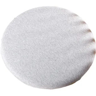 Rundes Tatami-kissen, Sitzkissen Aus Baumwollstrick, Stuhlkissen Aus Japanischem Memory-schaum, Esszimmerstuhl-sitzkissen, Hellgrau, 45 × 45 × 4,5 Cm