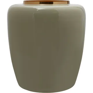 Dekovase KAYOOM "Vase Art Deco 125" Vasen Gr. B/H/T: 34 cm x 36,5 cm x 34 cm Ø 34 cm, goldfarben Blumenvasen