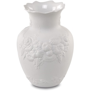 Kaiser Porzellan 14-000-56-6 Flora Vase, Porzellan, Weiß, 16,5cm
