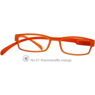 Lesebrille No.01 Klammeraffe orange
